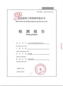 漳州公司检测报告